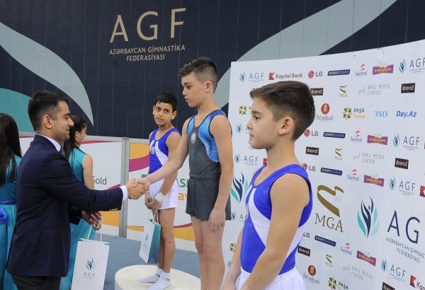 Состоялась церемония награждения призеров Первенства Азербайджана и Чемпионата Баку по спортивной гимнастике