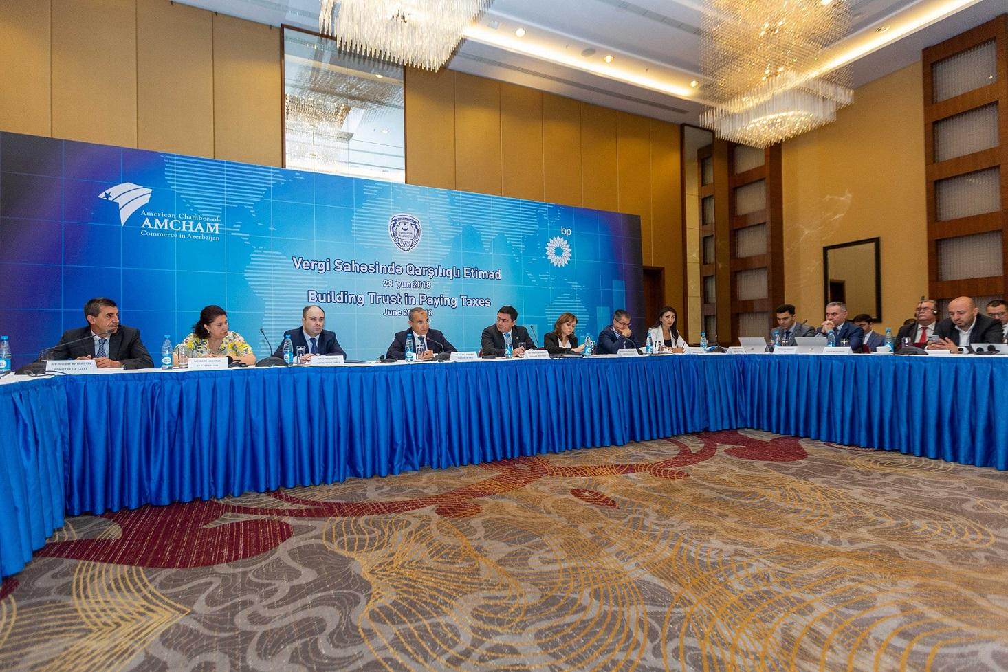 Roundtable Discussion on "Building Trust in Paying Taxes" organized in Baku (PHOTO)