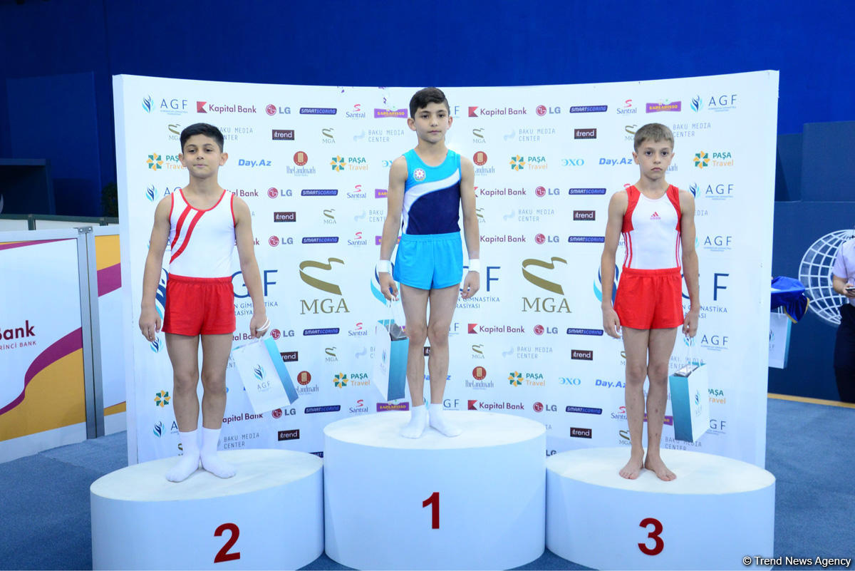 Winners of men's and women's gymnastics championships awarded in Baku (PHOTO)