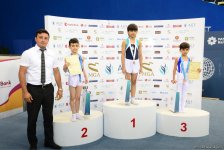 Вручены награды последней группе участников Первенства Азербайджана и Чемпионата Баку по мужской и женской спортивной гимнастике (ФОТО)