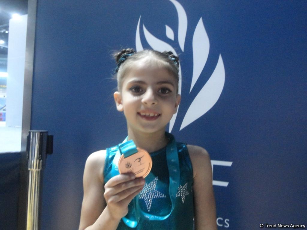 Young Azerbaijani gymnast: My biggest dream to be first in upcoming competitions