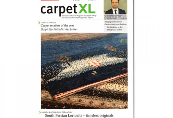 “Azərxalça”nın məhsulları dünyanın nüfuzlu “Carpet XL” jurnalında (FOTO)
