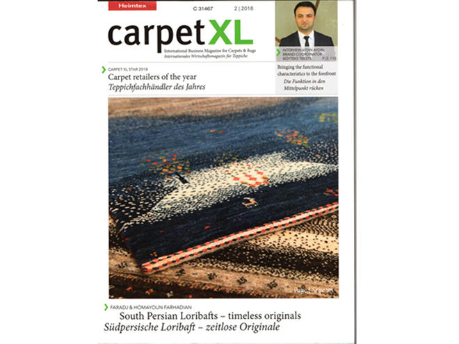 “Azərxalça”nın məhsulları dünyanın nüfuzlu “Carpet XL” jurnalında (FOTO)