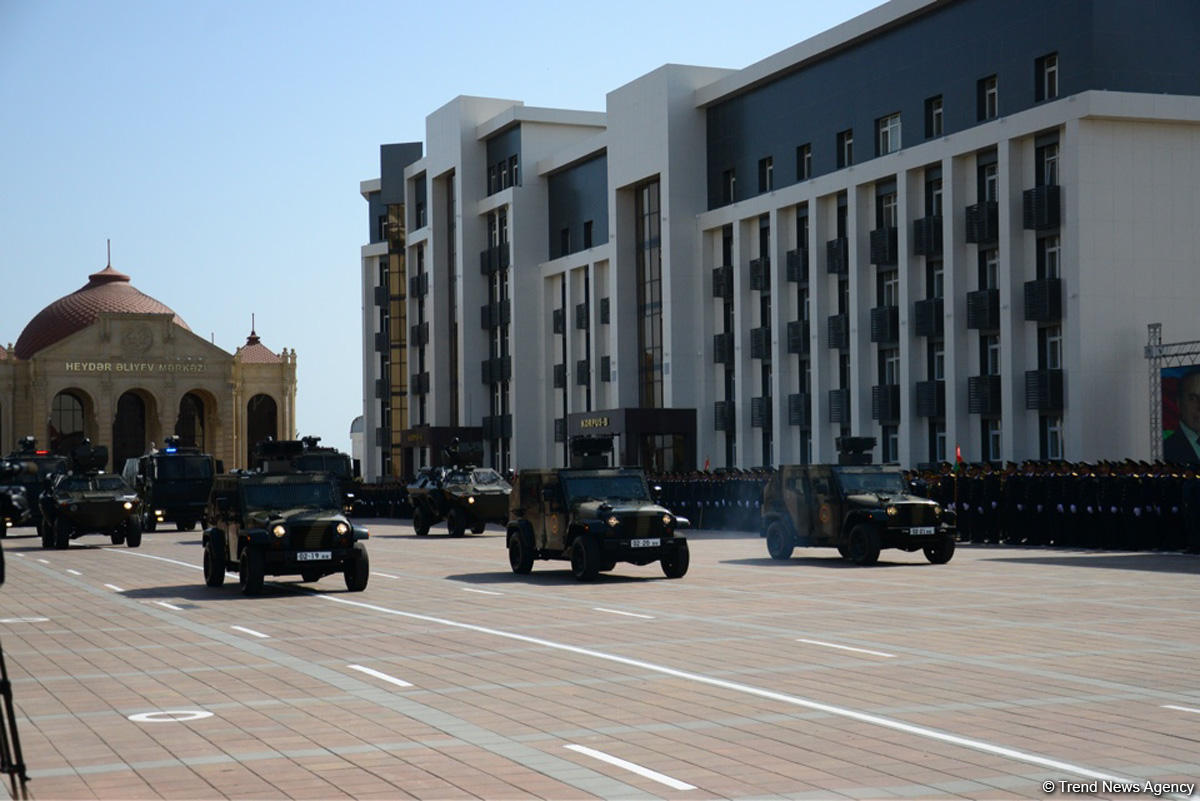 В Баку продемонстрирован новый транспорт для полиции (ВИДЕО)
