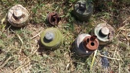 В июне в Азербайджане обезврежено около 40 неразорвавшихся боеприпасов (ФОТО)
