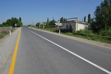 Padar-Sabirabad avtomobil yolu yenidən qurulub (FOTO/VİDEO)