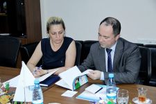 Rumıniya səfiri Bilik Fondunun icraçı direktoru ilə görüşüb (FOTO)