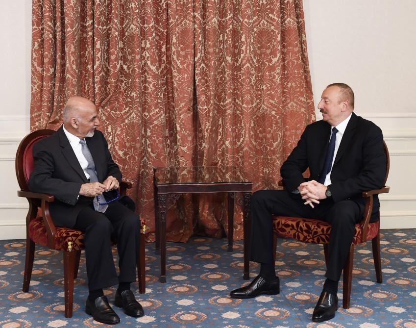 В Брюсселе состоялась встреча президентов Азербайджана и Афганистана (ФОТО)
