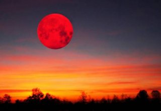 В Азербайджане можно будет понаблюдать за появлением кровавой Луны