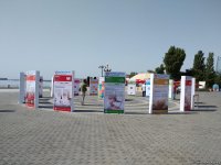 На Бакинском бульваре состоялось открытие стендов посвященных Целям устойчивого развития (ФОТО)