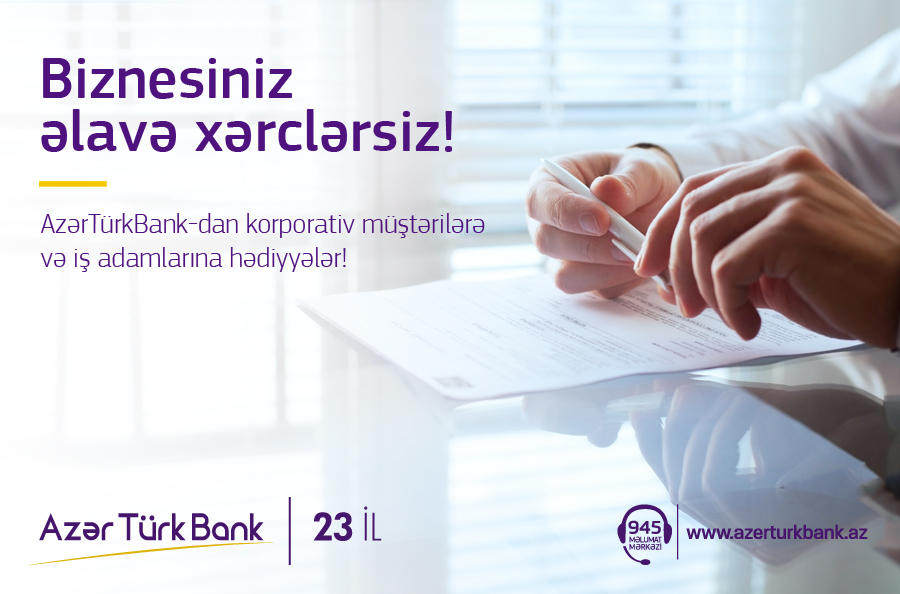 Azer Turk Bank offers free salary cards to corporate clients