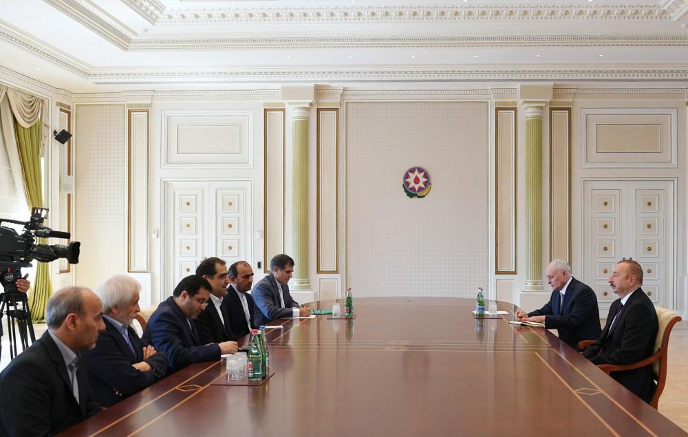 President Aliyev receives delegation led by Iranian minister of health and medical education (PHOTO)