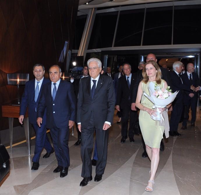 Президент Италии прибыл с официальным визитом в Азербайджан (ФОТО)