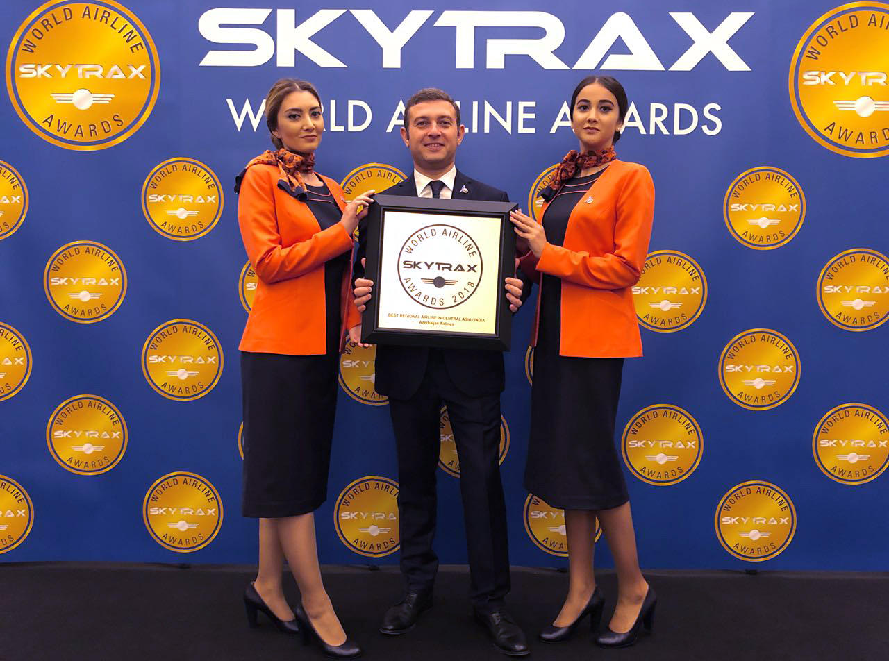 “Azərbaycan Hava Yolları” növbəti dəfə nüfuzlu Skytrax mükafatına layiq görülüb