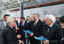 Presidents of Azerbaijan, Italy attend opening of polypropylene plant in Sumgait city (PHOTO)