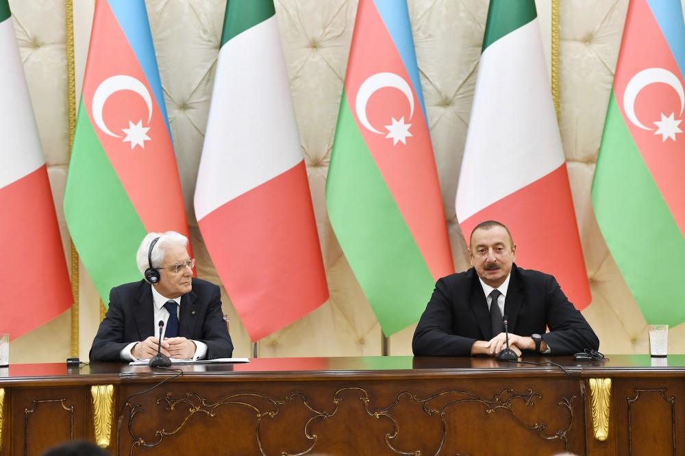 Президент Ильхам Алиев: Азербайджан для Италии, Италия для Азербайджана - очень надежные партнеры