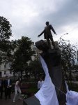 Kiyevin mərkəzində Müslüm Maqomayev adına parkın təntənəli açılış mərasimi olub (FOTO)
