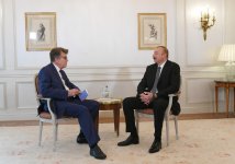 Президент Ильхам Алиев встретился с председателем Института международных связей Франции (ФОТО)
