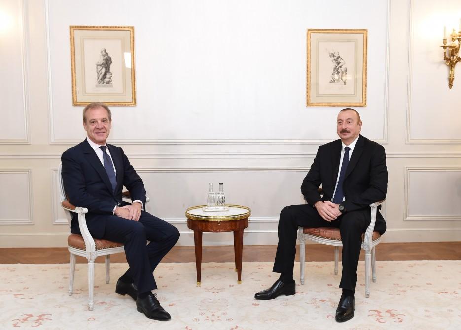 Prezident İlham Əliyevin “CIFAL” qrupunun prezidenti ilə görüşü olub
