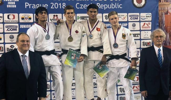 Azərbaycan cüdoçusu Praqada gümüş medal qazandı