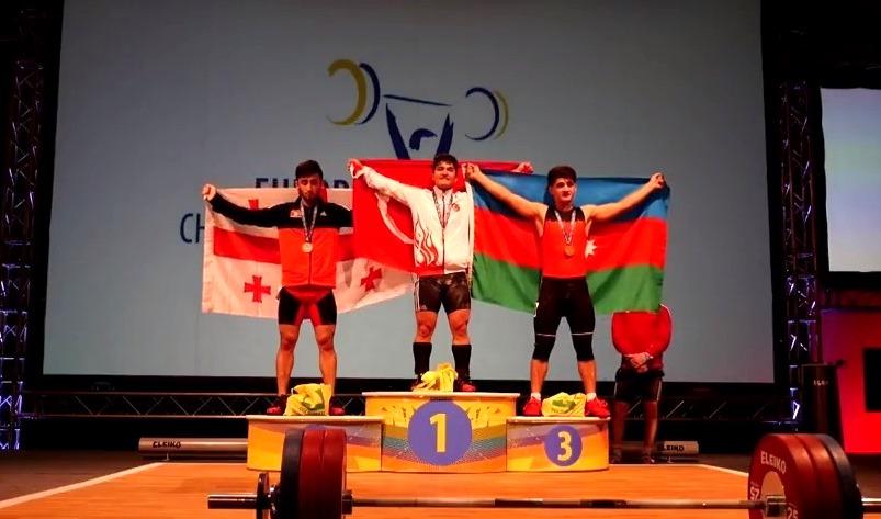 Füqan Əliyev ağır atletika üzrə Avropa birinciliyində bürünc medal qazanıb (FOTO)