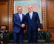В Баку состоялась встреча глав МИД Азербайджана и Турции (ФОТО)