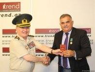 TREND-in Baş direktorunun müavini Respublika Veteranlar Təşkilatı tərəfindən medalla təltif olunub (FOTO)