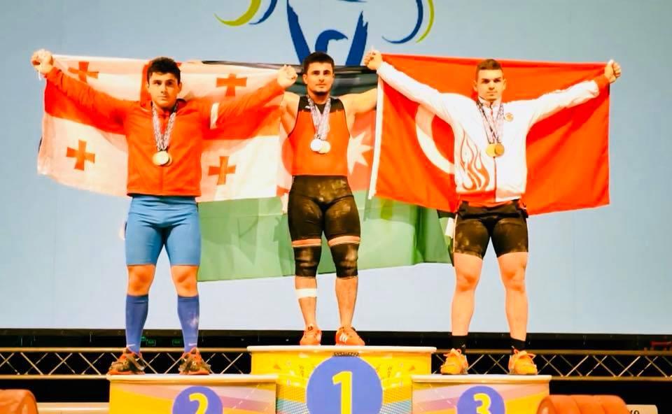 Ağır atletimiz Tarmenxan Babayev Avropa Çempionatında qızıl medal qazanıb (FOTO)