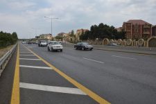 Bakı-Sumqayıt yolunun bir hissəsi yenidən qurulub (FOTO/VİDEO)