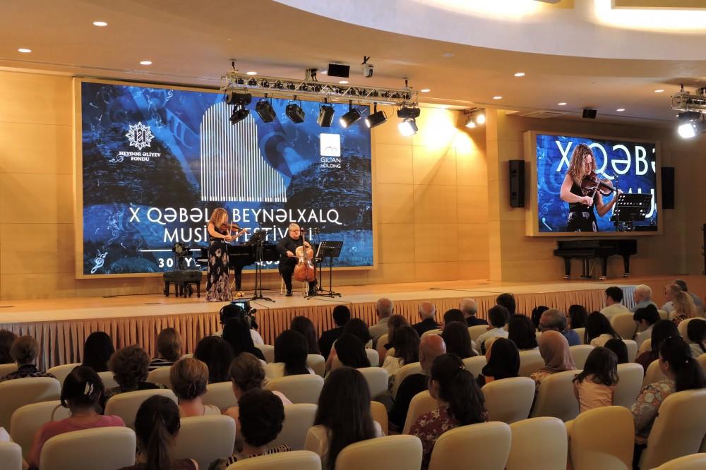 Фархад Бадалбейли и Дмитрий Яблонский выступили на Габалинском международном музыкальном фестивале (ФОТО)