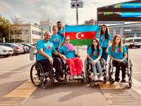 Азербайджанские спортсмены-паралимпийцы в небе над Россией (ФОТО, ВИДЕО)