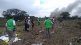 При крушении самолета в Мексике никто не погиб - губернатор (ФОТО) (ОБНОВЛЕНО)