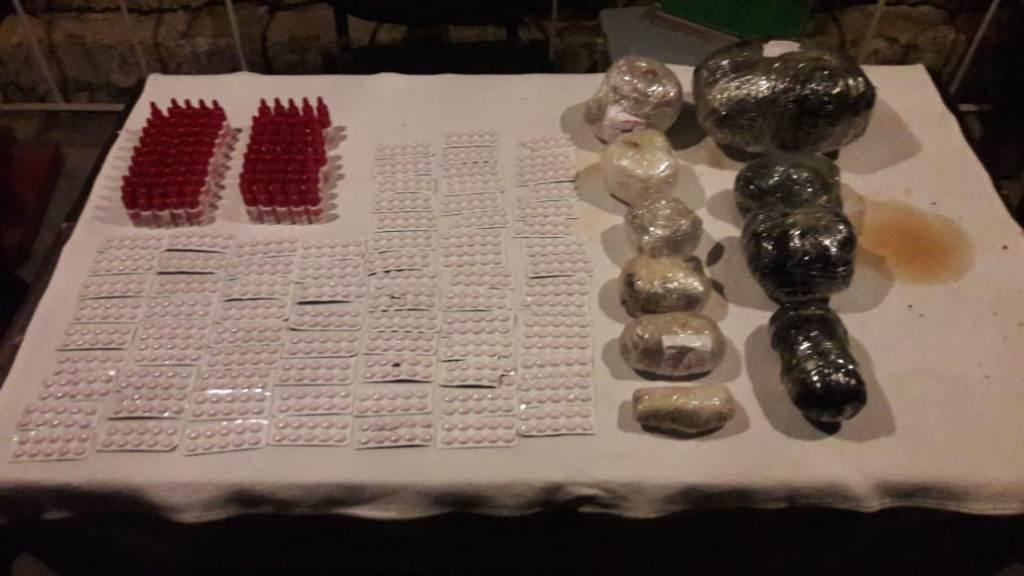 Погранслужба пресекла контрабанду наркотиков из Ирана в Азербайджан (ФОТО)
