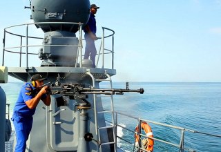 Azerbaijani seamen take 2nd place in artillery shooting contest at Sea Cup 2018 (VIDEO)