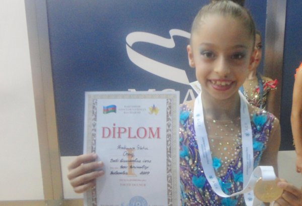 Юная азербайджанская гимнастка Гевхяр Ибрагимова мечтает всегда быть первой