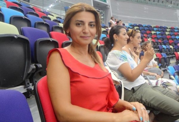 Организация соревнований в  Национальной арене гимнастики в Баку очень хорошая – зрительница