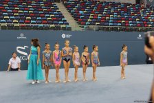 Bədii gimnastika üzrə Azərbaycan çempionatında mükafatlandırma mərasimi keçirilib (FOTO)