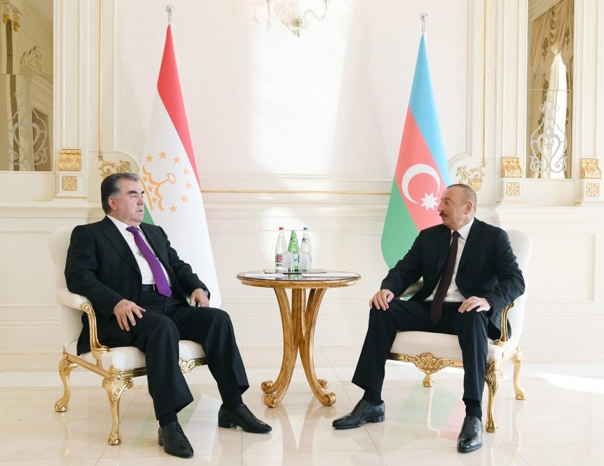 President Aliyev: There are good preconditions for increasing cooperation between Azerbaijan, Tajikistan (PHOTO)