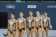 Bədii gimnastika üzrə 25-ci Azərbaycan çempionatı və Bakı birinciliyinin ikinci günü start götürüb (FOTO)