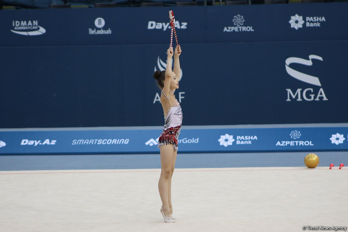 Стартовал второй день XXV Чемпионата Азербайджана и Первенства Баку по художественной гимнастике (ФОТО)