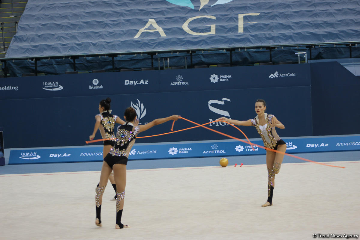 Second day starts at Azerbaijan and Baku Rhythmic Gymnastics Championships (PHOTO)