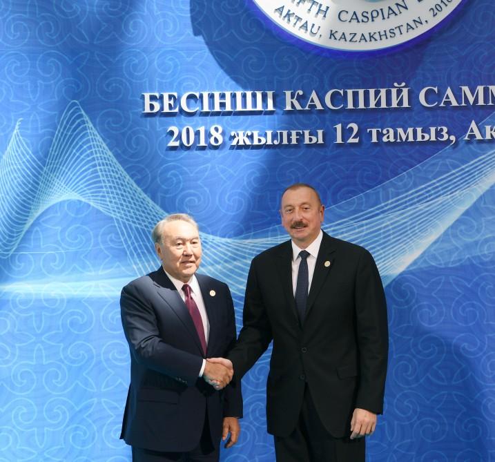 5th Summit of Heads of State of Caspian littoral states held in Aktau (PHOTO)
