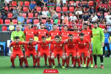 Ошибочное решение судьи испортило дебют сборной Азербайджана по мини-футболу  (ФОТО)