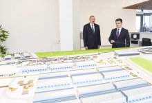 Prezident İlham Əliyev Abşeron Logistika Mərkəzinin açılışında iştirak edib (FOTO) (YENİLƏNİB)