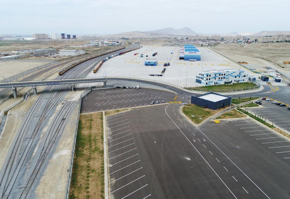 President Ilham Aliyev attends opening of Absheron Logistics Center (PHOTO)