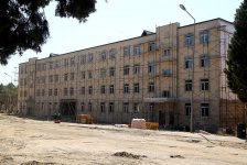 Проверен ход строительных работ в Военном лицее им. Дж. Нахчыванского в Баку (ФОТО)