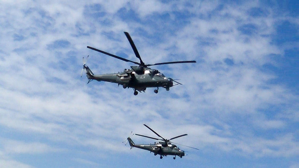 Hərbi Hava Qüvvələri helikopter bölmələrinin taktiki-uçuş məşqləri keçirilib (FOTO/VİDEO)