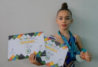 Рада, что завоевала медали международного турнира "GymBala" – юная азербайджанская гимнастка