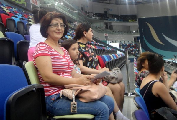 Испытываю гордость, что в Азербайджане арена гимнастики мирового уровня - зрительница