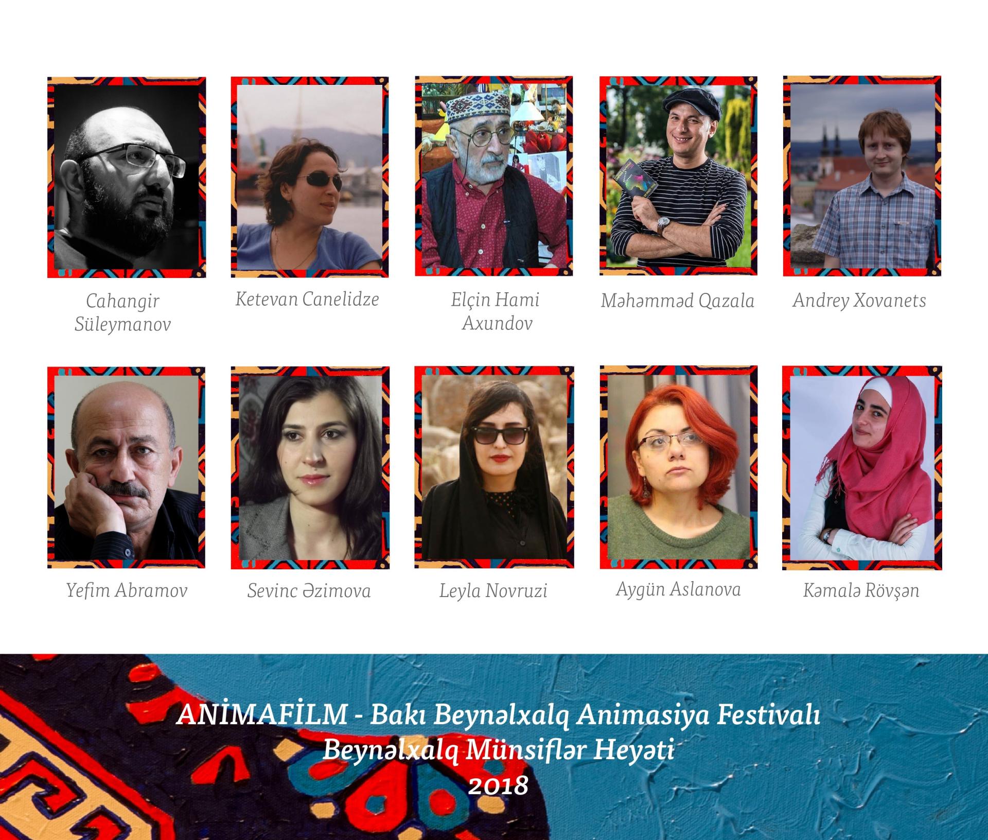 Bakı beynəlxalq animasiya festivalında münsiflər heyətinin tərkibi açıqlanıb (FOTO)